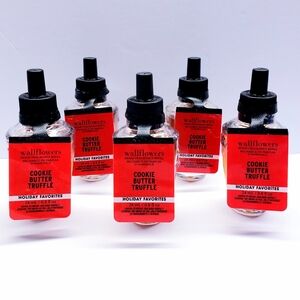 Bath & Body Works COOKIE BUTTER TRUFFLE Wallflowers Home Fragrance Refill(5 Pcs)